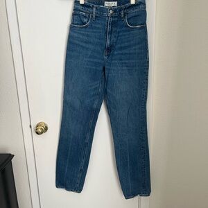 Abercrombie & Fitch Blue Straight Leg Jeans